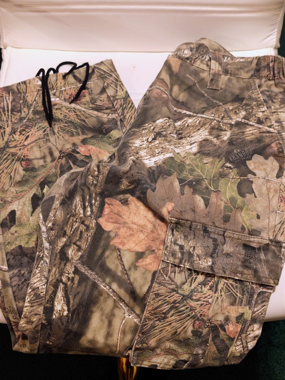 Mossy Oak Men Cargo Camouflage Pants Size 36/38